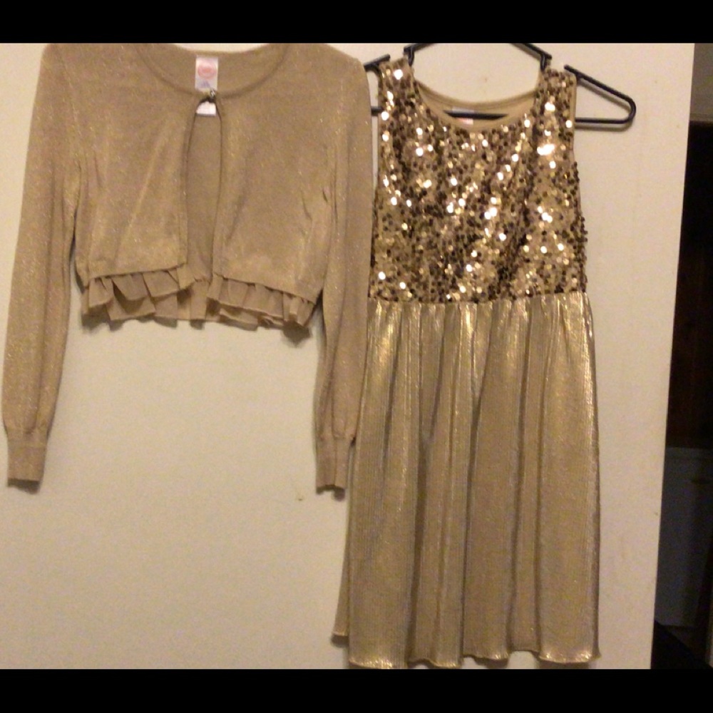 Dress and Cardigan